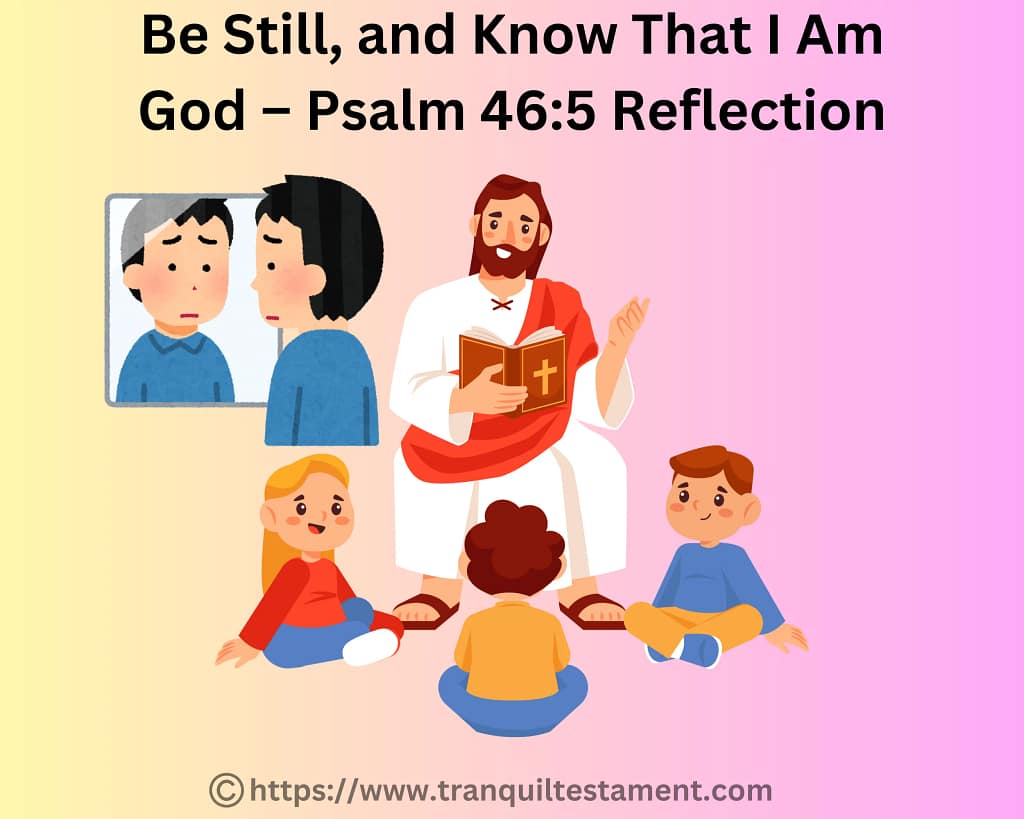 Be Still, and Know That I Am God - Psalm 46:5 Reflection