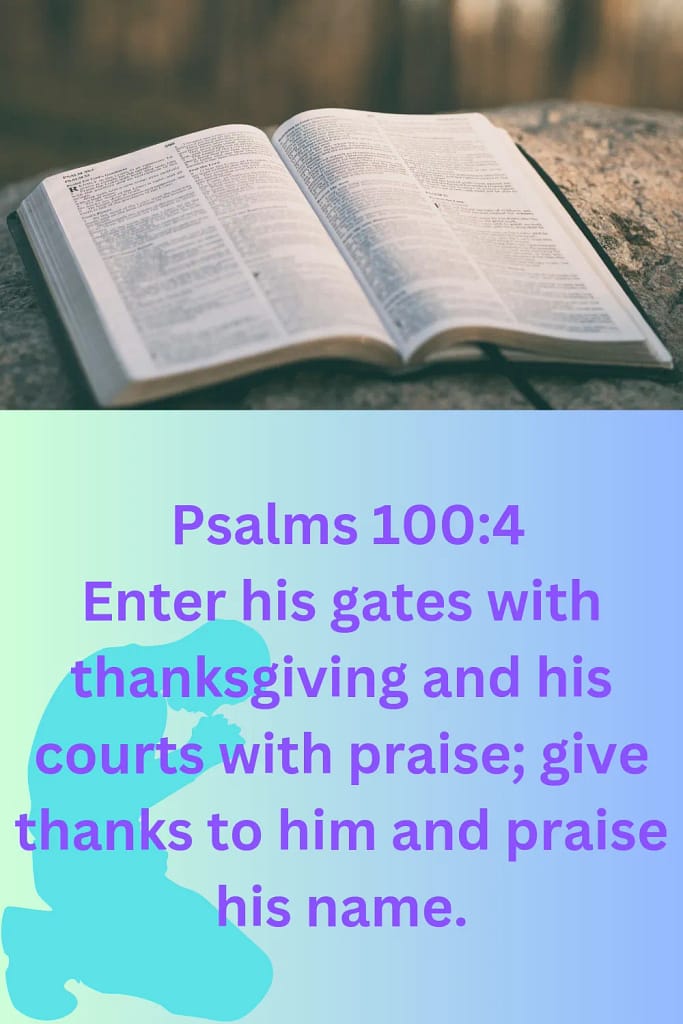 Thanksgiving and Praise Him Always Now