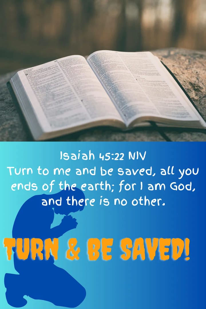 Turn To Me and Be Saved Now
